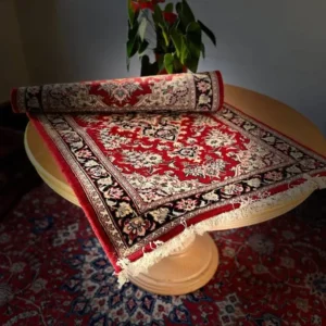 Handwoven Iranian Qom wool rug 120 x 83 cm by Orientall Persian Rug in Paris Alternative: Authentic Persian Qom rug in wool, handwoven in Iran, 120 x 83 cm - orientallpersianrug.com-persian carpet info@orientallpersianrug.com 0147217785