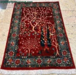 Authentic handmade Qashqai Persian rug 150x106 cm wool madder red field Oriental Persian Rugs 1Paris decorative rug decorative persian rug Call on 0147217785